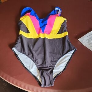 Colorful Women's One Piece Swimsuit